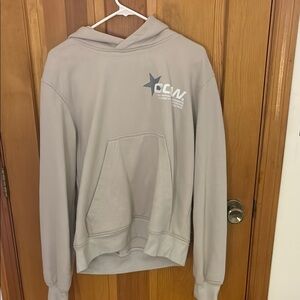 Gray Sweatshirt Hoodie Casual Wear Trendy